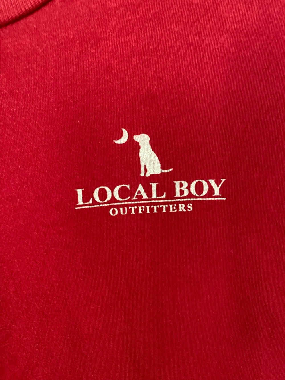 Local Boy Outfitters Red Short-Sleeve Logo Tee - Picture 2 of 4